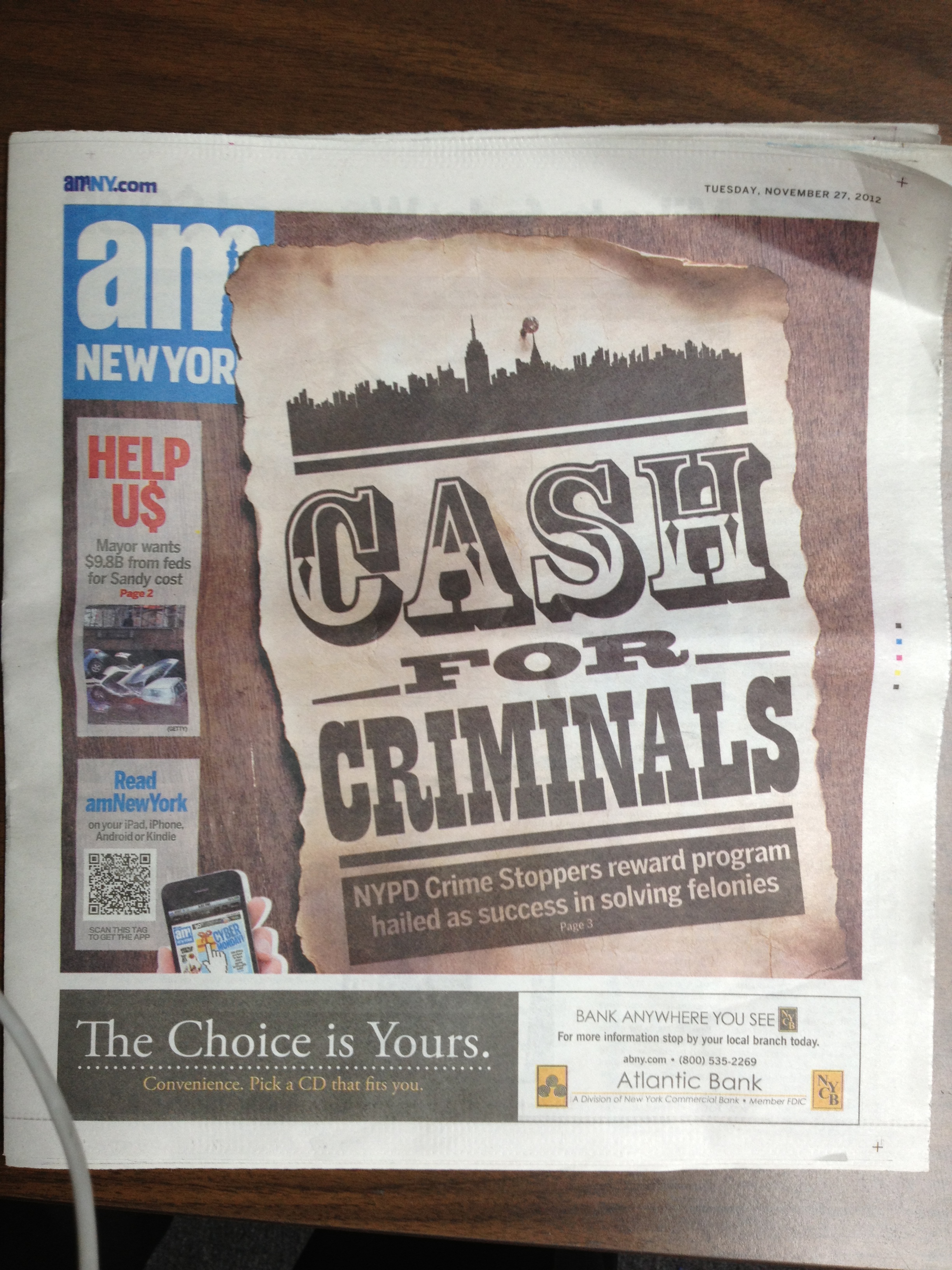 CASH FOR CRIMINALS